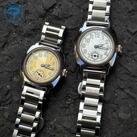 Montre à quartz unisexe vintage carrée, bracelet en acier, montre-bracelet analogique lumineuse, montre-bracelet pour homme, montre pour femme gaucher
