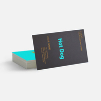 Livraison Gratuite 100 PIÈCES Personnalisées avec LOGO Texte Impression Offset Couleur Intégrale Recto-Verso Papier Couché Film Laminé Marque MIME Merci