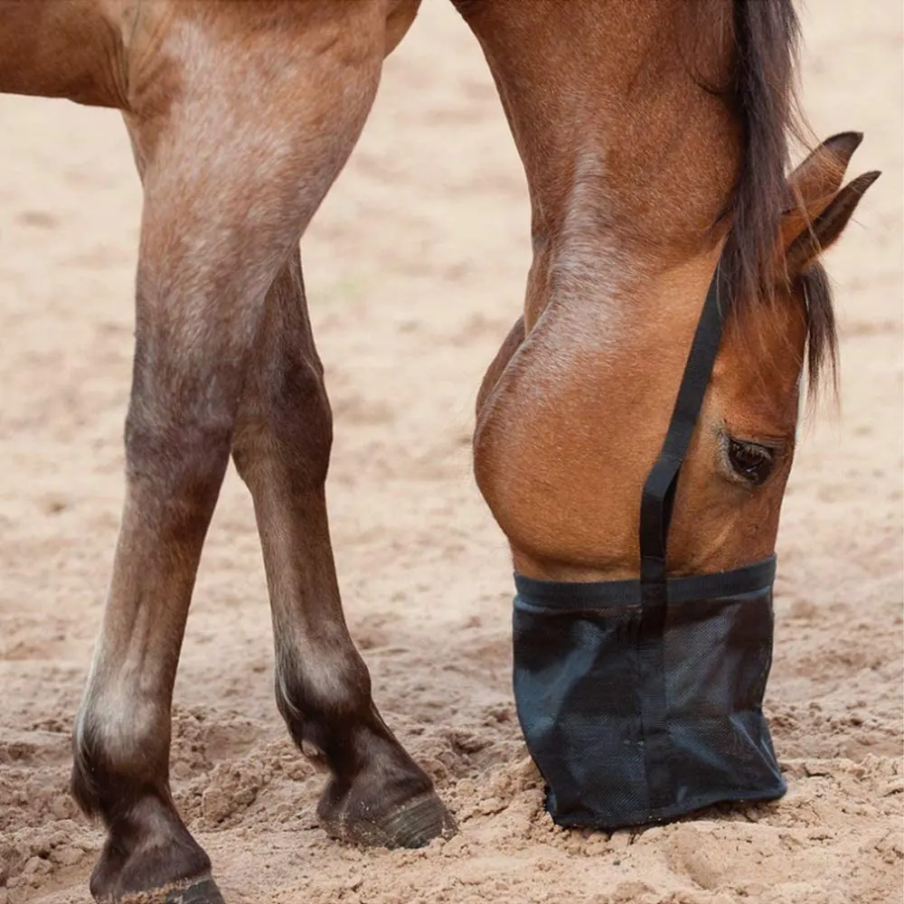 Mesh Hay Feeder Tote Heuballen Tasche für Pferde Schaf Pferd Fütterung zubehör