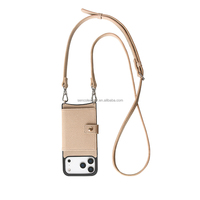 Sac à bandoulière pour téléphone portable en cuir de litchi de haute qualité pour femmes, petite pochette pour téléphone portable