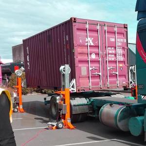 Dispositivo de Elevación de Contenedores de 35T, Patas Telescópicas Extensibles y Retráctiles, 4 Patas Hidráulicas Verticales - Product Image 3