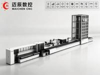 Ligne de production personnalisée intelligente MLX 550 pour l'assemblage de portes et fenêtres en aluminium, découpe, perçage, fraisage de profilés en aluminium