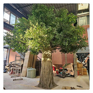 S0259 Top qualité en gros décoration restaurant hall <span class=keywords><strong>arbre</strong></span> vert artificiel grand <span class=keywords><strong>clémentine</strong></span> banyan faux ficus <span class=keywords><strong>arbre</strong></span> pour <span class=keywords><strong>de</strong></span> - Product Image 1