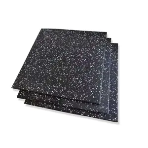 Household Sound Insulation Floor Mat Interlocking Compound Wear-Resistant Rubber Floor Tiles Gym Flooring Rubber Tiles 1m X 1m