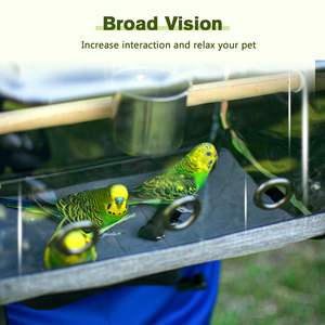 Toptan yürüyüş kamp seyahat Pet kafesleri papağan kafes oyuncak kuş seyahat çantası papağan taşıyıcı sırt çantası - Product Image 3