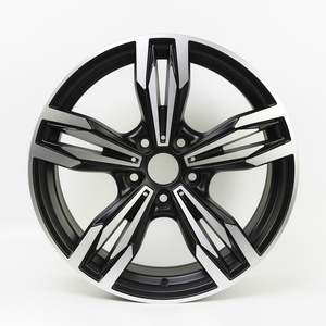 Jantes en alliage 15 pouces 5 trous 5x114.3, jantes de voiture 17 pouces PCD 5x100-114.3mm à cinq branches, moyeux de roues en alliage Flow Forming - Product Image 3