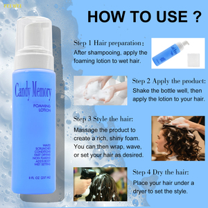 Schiuma Volumizzante Modellante a Marchio Privato Candy Memory 237ml per Capelli Ricci 4C, Trecce e Parrucche - Product Image 6