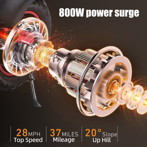 JLM J01 Vente en gros Entrepôt Canada <span class=keywords><strong>Trottinette</strong></span> <span class=keywords><strong>électrique</strong></span> pliable tout-terrain avec pneus gonflables de 10 pouces 800W 45km/h Étanche - Product Image 6