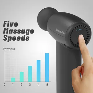 Massage Gun Muscle PL-659 Ekang New Hot Selling Deep Tissue Mini Massage Gun 6 Massage Heads 5 Speeds Therapy Muscle Massager For Pain Relief