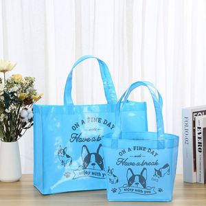 Recyclable Eco-Friendly Reusable <b>Shopping</b> <b>Bag</b> with <b>Zipper</b> Closure Custom Size & Handle - Product Image 1