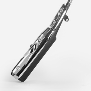 Tuyau d'échappement universel enduit de poudre ou chromé pour moto-Longue durée de vie pour les motos de rue courantes avec installation facile - Product Image 5