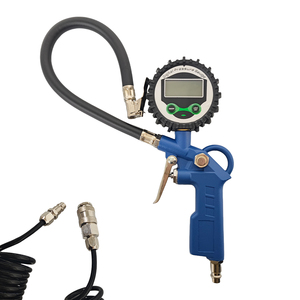 Manomètre de pression des pneus avec écran LCD - Outil tout-en-un pour l'entretien des voitures et des motos - Product Image 4