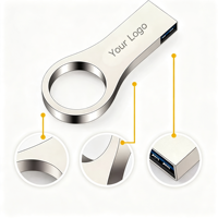 Clé USB miniature en métal personnalisable avec logo, 2 Go, 4 Go, 8 Go, 16 Go, 32 Go, 64 Go, 128 Go, clé USB portable