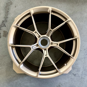 Jantes en alliage d'aluminium personnalisées 17-22 pouces 6601-T6 en bronze noir diamant doré pour roues forgées à verrouillage central <span class=keywords><strong>Porsche</strong></span> 991 GT3 - Product Image 2