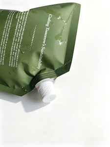 Bolsa de Embalaje Personalizada de 1 Litro Recargable para Jabón de Manos Espumoso, Bolsa con Boquilla Vertical para Detergente Líquido - Product Image 4