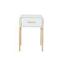 Meubles de salon nordiques simples, table basse en bambou avec tiroir