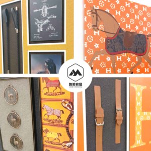 Hiện đại ngựa tường nghệ thuật màu nước sofa bức tranh nền và tường trang trí 3D Treo bức tranh ba chiều - Product Image 3