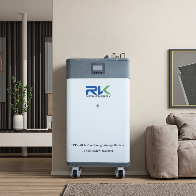 Solar Battery All-In-One 48/51.2V 280Ah 15kWh 6000 Cycles Lifepo4 Lithium Solar Battery Floor Mounted Home Energy Storage System