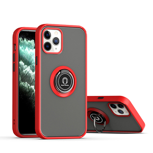 DIOUSI Funda transparente para teléfono móvil con soporte de anillo para <span class=keywords><strong>iPhone</strong></span> <span class=keywords><strong>11</strong></span>/12 <span class=keywords><strong>Max</strong></span> / 12 <span class=keywords><strong>Pro</strong></span> <span class=keywords><strong>Max</strong></span> - Product Image 1