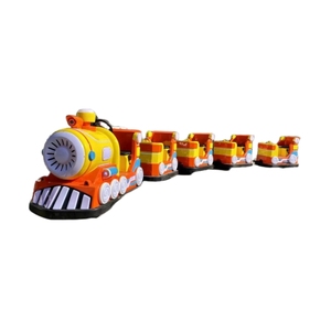 Choo Kids Train Ride Electric Popular Parque de atracciones Tren sin rieles Parques infantiles Batería 13 Asientos 8 horas Monorriel 10 Km/h - Product Image 5