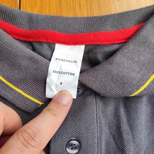 アフリカ 快適なユニフォーム 半袖消防士作業服 グレー 100%コットン 消防救助ポロシャツ カスタムロゴ付き - Product Image 2