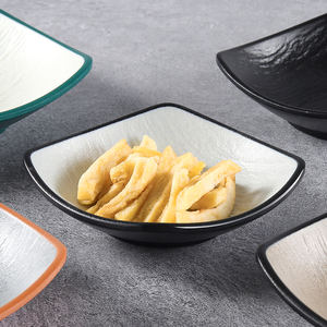 จานเมลามีนสีดำแบบญี่ปุ่นสำหรับร้านอาหารจานเล็กอาหารเรียกน้ำย่อยไม่แตกขายทั้งหมด - Product Image 4