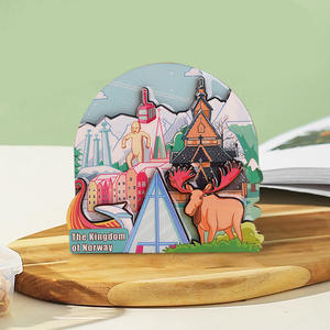 Imanes de Resina Sintética Creativos y Novedosos <span class=keywords><strong>para</strong></span> Refrigerador, Artesanías Culturales, Recuerdos de Viaje, Hechos en China, Lindos y Modernos - Product Image 4