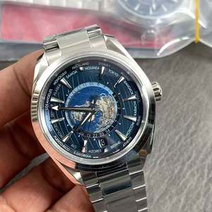Reloj Mecánico Automático de Lujo para Hombre, Versión Original de Alta Calidad, Patrón Azul Clásico, Resistente al Agua, Acero Inoxidable. Omegaes - Product Image 4