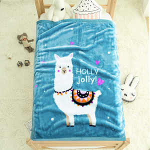 Sábana de Forro Polar para Niños, Tejida, 100% Poliéster, 200 Hilos, Ecológica, Antibacteriana, Antiestática, Estilo Americano, con Diseño de Animales - Product Image 3
