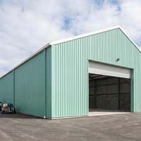 Edificio Moderno de Estructura de Acero para Almacenamiento, Fabricación y Producción