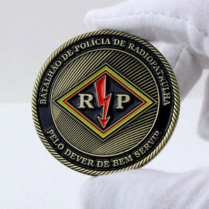 Pièces de défi en métal double face, peintes et gaufrées, avec design personnalisable et couleurs vives et complexes qui ne s'estompent jamais - Product Image 3