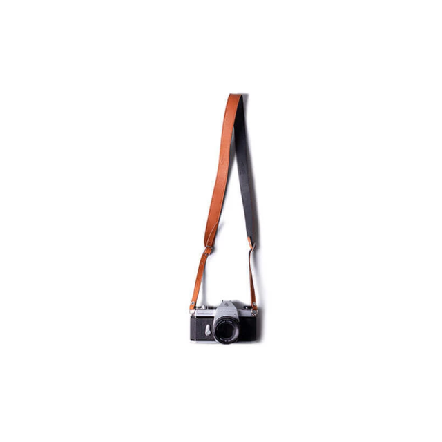 OEM Wholesale Custom Fast Delivery Vintage Adjustable Leather Camera Strap Leather Camera Shoulder Strap for Canon