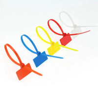 Attache-câble auto-bloquante 3,5x150mm, personnalisable en couleur, avec étiquette, haute qualité, résistante à la rupture