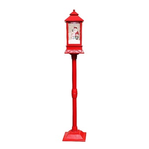 <span class=keywords><strong>Farola</strong></span> Navideña con Luces LED, Nieve y Música para Decoración Festiva - Product Image 1