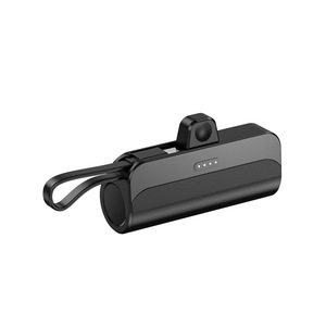 Wholesale Mini Pocket Capsule Power Bank 5000mAh Large Capacity Emergency Mobile Charger Cross-Border Promotional Power Banks