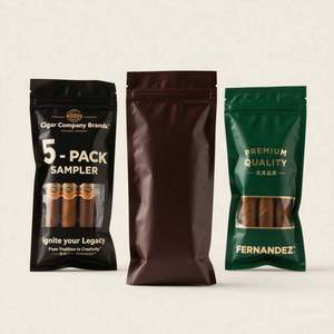 Feuilles de tabac entières imprimées sur mesure naturelles pour emballage de cigare Grabba Leaf sacs en plastique en feuille d'aluminium - Product Image 2