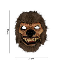 Masque de démon pour Halloween, masque de monstre pour la tête entière, accessoires de costume, fête pour adultes, cosplay, inspiré des films d'horreur, masque de singe pour festivals