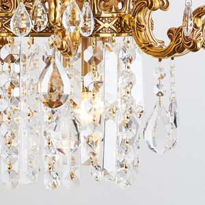 <span class=keywords><strong>Lampadario</strong></span> a Candeliere Laminato KALUX, Intagliato a Mano, Placcato in Ottone Dorato, Lampada da Soffitto LED per Appartamenti, <span class=keywords><strong>Moderno</strong></span> e Lussuoso, Garanzia di 2 Anni - Product Image 2