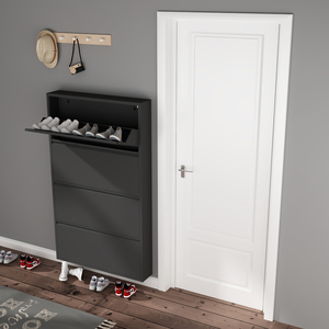 Tủ Kim Loại Lắp Ráp Đơn Giản Màu Sắc Khác Nhau Tủ Giá Để Giày <span class=keywords><strong>3</strong></span> Tầng - Product Image 6