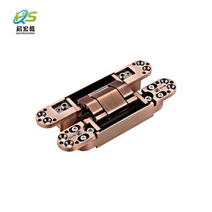 Anti-copper Customized 3D <b>Adjustable</b> Modern Hidden Hinge 40kg 2 Hinges 5mm Thickness Door Concealed Zinc Bld-a01-5 180 Degree - Product Image 4