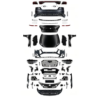 Kit carrosserie pour Audi A8 D4 2011-2017, mise à niveau vers le style Horch Diamond 2023 : pare-chocs, ailes, capot, calandre, phares, feux arrière
