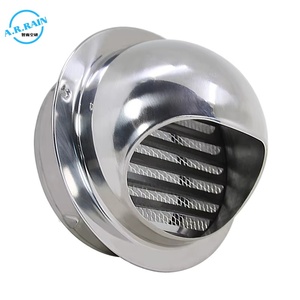 Capuchon de ventilation en acier inoxydable pour échappement mural - Product Image 1