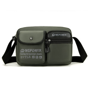 Sacs messagers multifonctionnels en toile imperméable pour hommes, pour le sport et les activités de plein air, avec plusieurs compartiments - Product Image 2