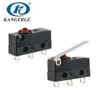 Micro-interrupteurs étanches Chinakel à levier rotatif 12V, industriels, indice de protection IP67, SPDT, en plastique, 10A
