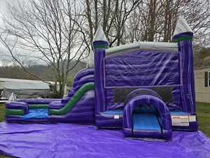 Grado commerciale all'aperto gonfiabile casa di rimbalzo in PVC scivolo d'acqua Combo per adulti buttafuori per festa salto ad aria <span class=keywords><strong>Jumper</strong></span> con soffiatore - Product Image 2