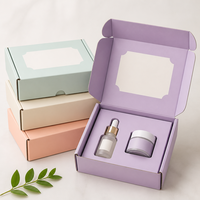 Boîte d'expédition en carton ondulé avec séparateur floral, échantillon de beauté, logo personnalisé, grande boîte d'envoi pour boîtes d'expédition imprimées avec boîte en carton pour envoi postal