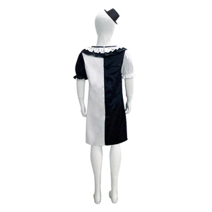 Disfraz <span class=keywords><strong>de</strong></span> película <span class=keywords><strong>de</strong></span> terror Carnaval Fiesta temática Conjunto completo Disfraz <span class=keywords><strong>de</strong></span> payaso asesino Terrifier Mono con sombrero - Product Image 5