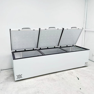 Congelador superior profundo Refrigeradores Congelador de pecho 2000 litros Congeladores de pecho 200l Pies de inglete - Product Image 3