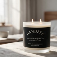Vases à bougies givrés 12oz en verre non remplis, approvisionnement en gros, autocollants ou boîtes personnalisés sur demande pour studios de cire artisanale