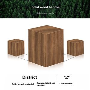 In legno massello pettine per cani biadesivo in noce e pettine per diradamento per gatti in acciaio inossidabile spazzole per la toelettatura di animali domestici in stile piccolo - Product Image 5